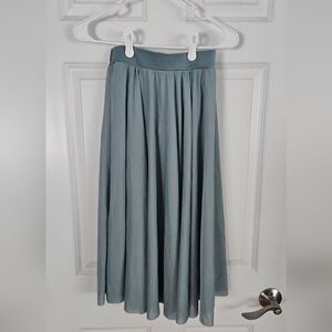 Curtain Call Dusty Sage Dancr Skirt With Attached Brief